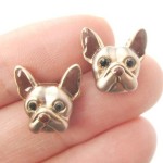 French bulldog stud earrings - jewelry for dog lovers