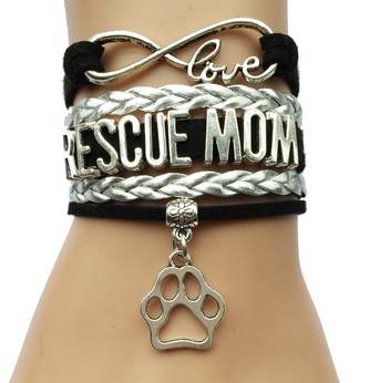 Rescue Mom Bracelet -Jewelry for Animal Lovers