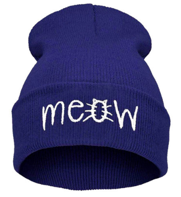 Blue Meow Hat