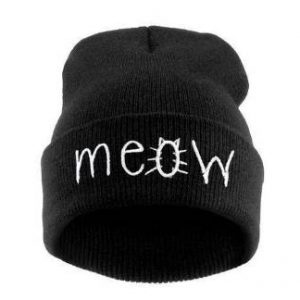Meow Hat Black