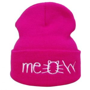 Meow Hat - Hot Pink