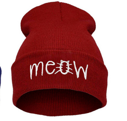 Red Meow Hat