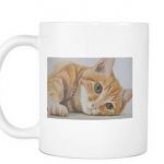 Irange Tabby Cat Coffee Mug
