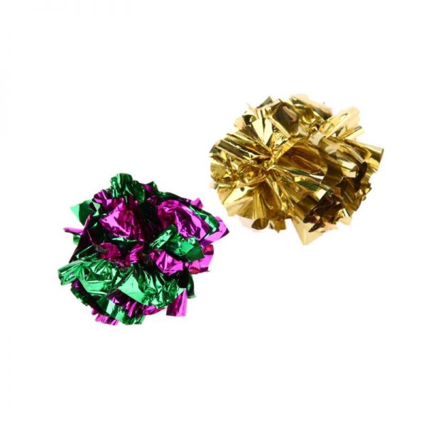 Best Cat Toy EVER:  Crinkle Ball Cat Toys - 12 Pack - Image 3