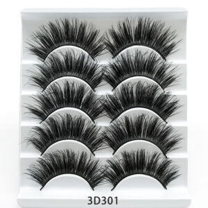 Mink False Eyelashes - Five Pairs
