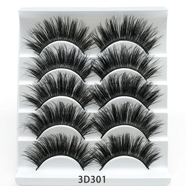 Mink False Eyelashes - Five Pairs