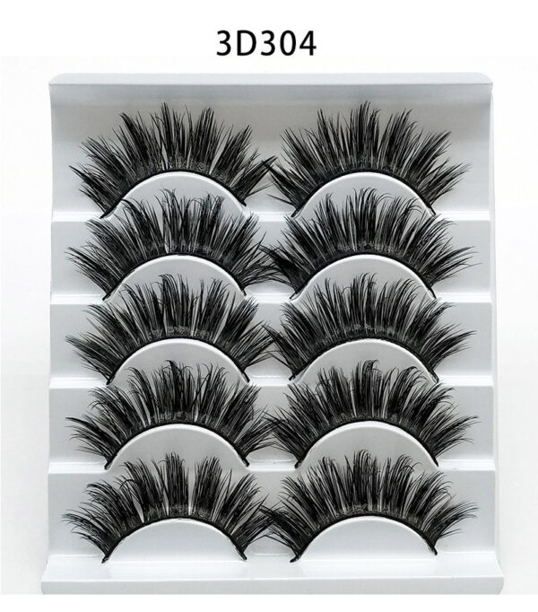 Mink False Eyelashes - Five Pairs - Image 9