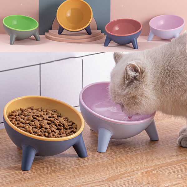 Three-Legged Raised Pet Bowl