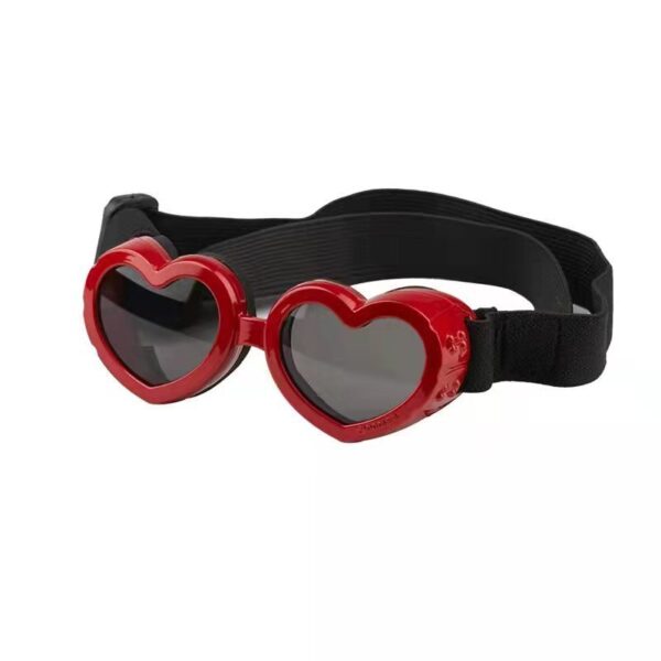 Heart Shaped Pet Sun Glasses - Image 8