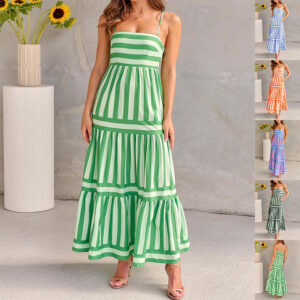 Summer Striped Summer Dress