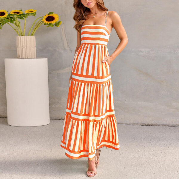 Summer Striped Summer Dress - Image 6