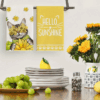 Hello Sunshine Kitty-Cat Tea Towel Set - Image 2