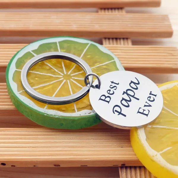 'Best Papa Ever' Key Ring - Image 3