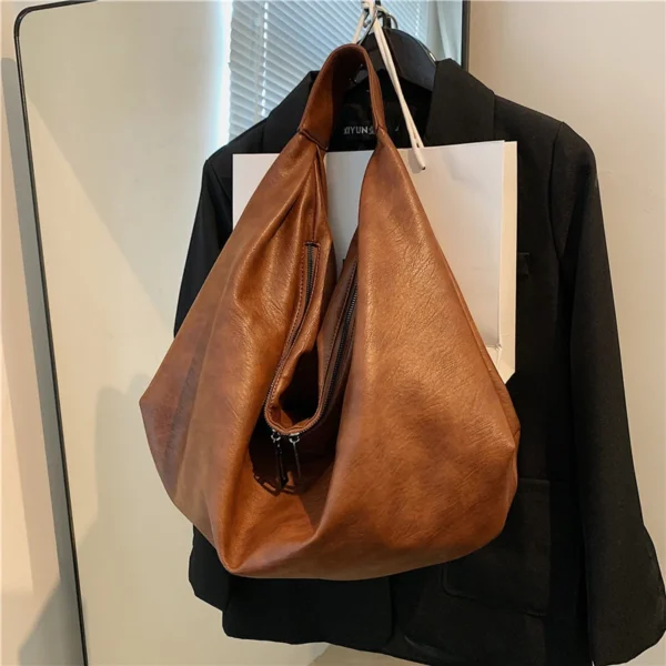 Large Hobo Shoulder Bag - Image 8