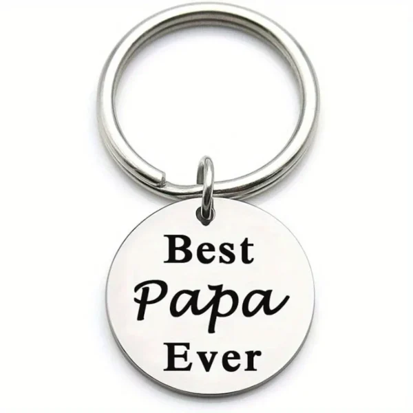 'Best Papa Ever' Key Ring - Image 7