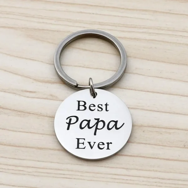 'Best Papa Ever' Key Ring - Image 5