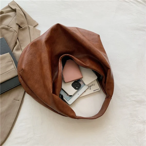Large Hobo Shoulder Bag - Image 3