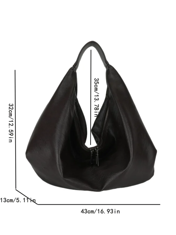 Large Hobo Shoulder Bag - Image 5