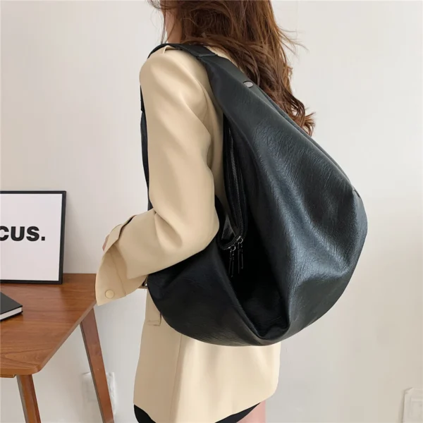 Large Hobo Shoulder Bag - Image 6