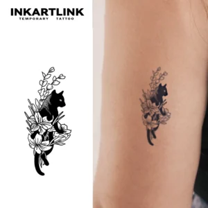 Cat Temporary Tattoo - 3 Pack