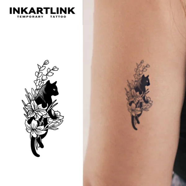 Cat Temporary Tattoo - 3 Pack