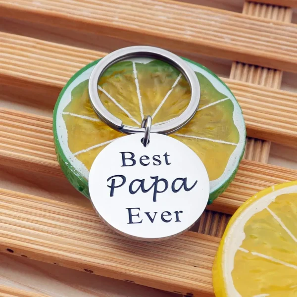 'Best Papa Ever' Key Ring - Image 2
