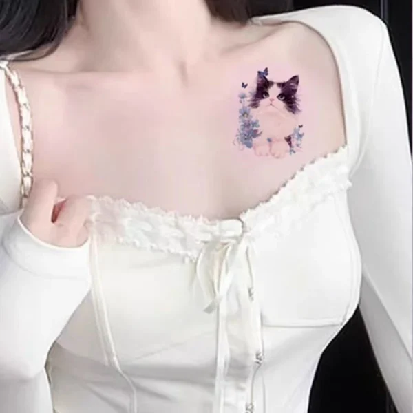 Beautiful Cats - 4 Temporary Tattoos - Image 3