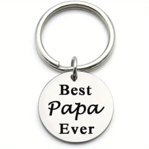 'Best Papa Ever' Key Ring