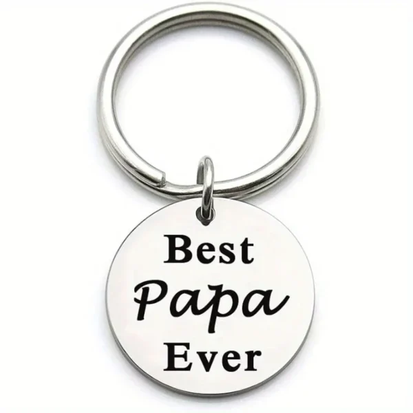 'Best Papa Ever' Key Ring