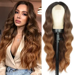 Brown Ombre Soft Wave Wig
