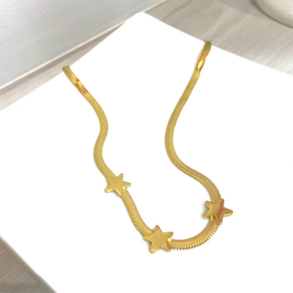 Stars Choker Style Necklace - Image 3