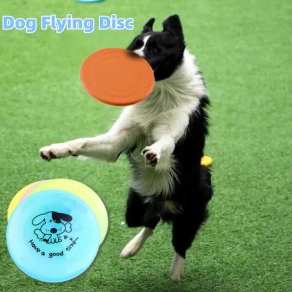 Silicone Flying Disc Chewable Dog & Puppy Toy