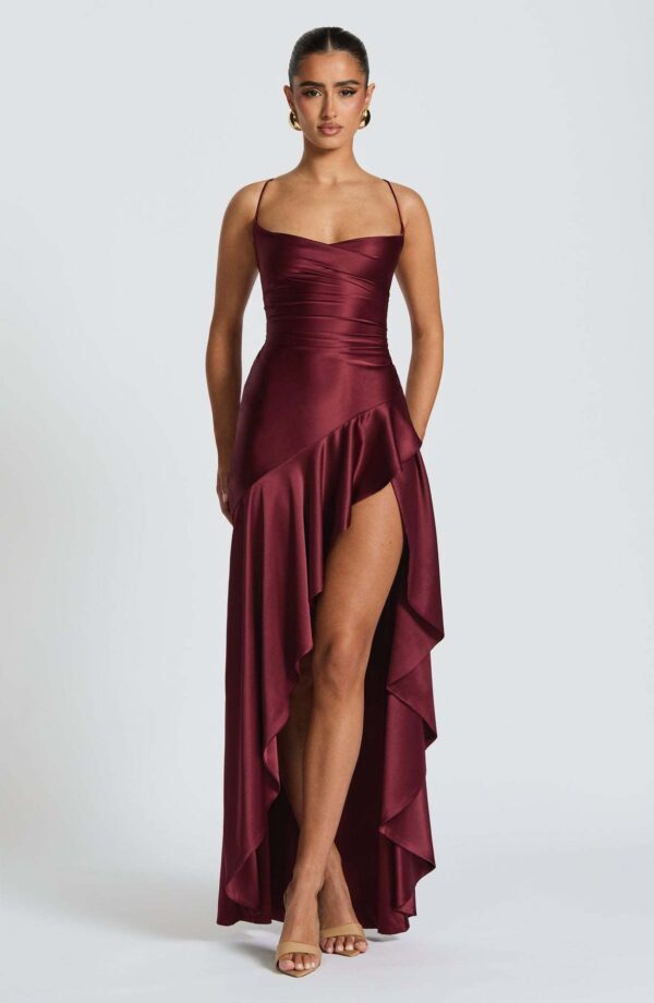Women's Backless Asymmetrical Summer Dress - Image 8