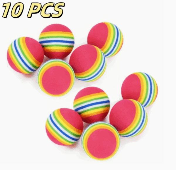 Foam Balls Cat Toys - 10 Pack