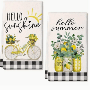 Hello Sunshine, Hello Summer Tea Towel Set