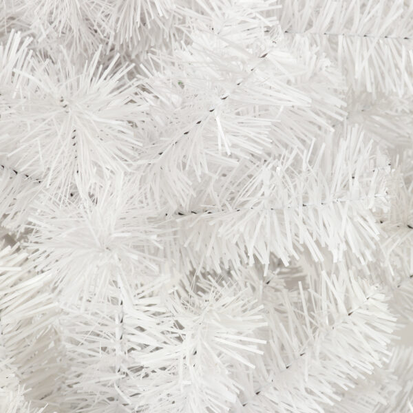 7.5 Feet White Slender Christmas Tree - Image 4