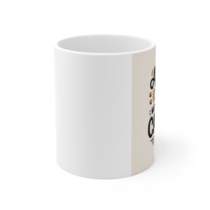 Around Here We Decorate With Cat Hair Mug 11oz