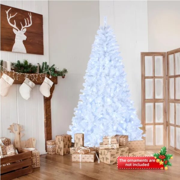 7ft White Christmas Tree - 500 Lights/ 8 Modes - Image 3
