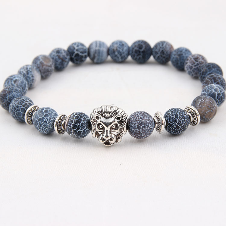 Natural Stone Owl Yoga Bracelet - Image 2