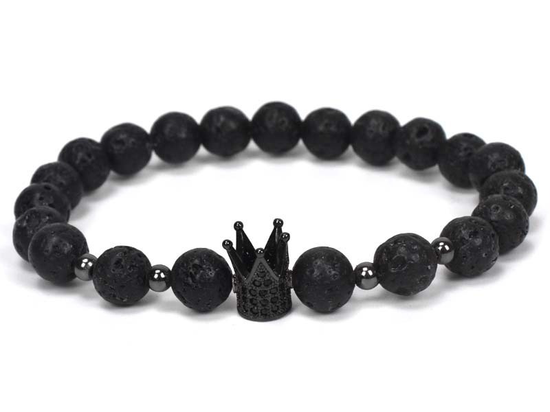 Natural Stone Owl Yoga Bracelet - Image 4