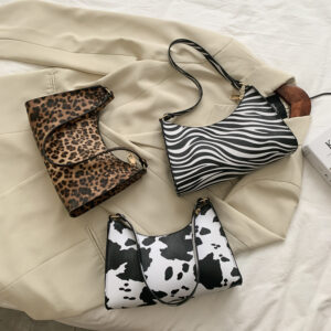 Zebra, Leopard or Cow Print Shoulder Bag