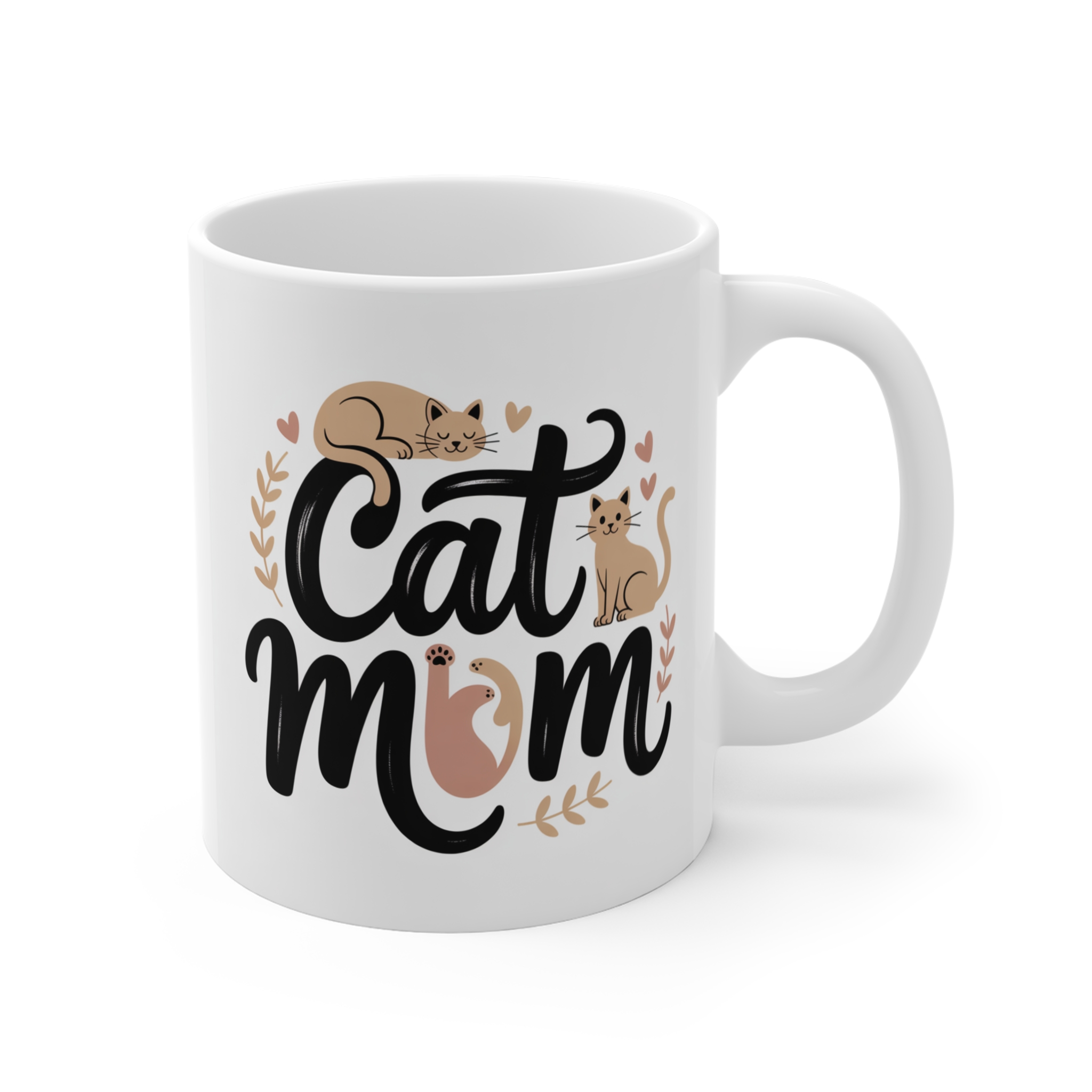 Cat Mom Mug 11oz
