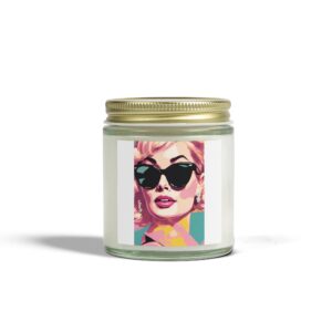 Retro Chic Scented Candle - Coconut Apricot Wax
