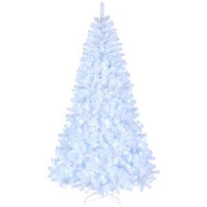 7' White Christmas Tree With 500 Lights