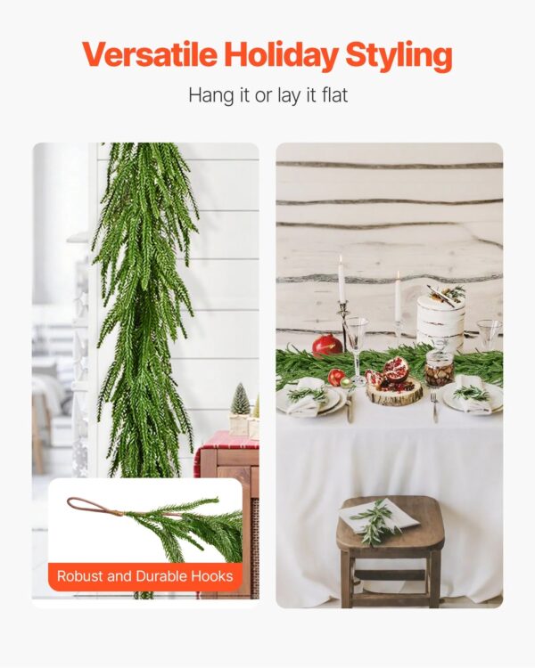Christmas Garland 9Ft Artificial Greenery - Image 5