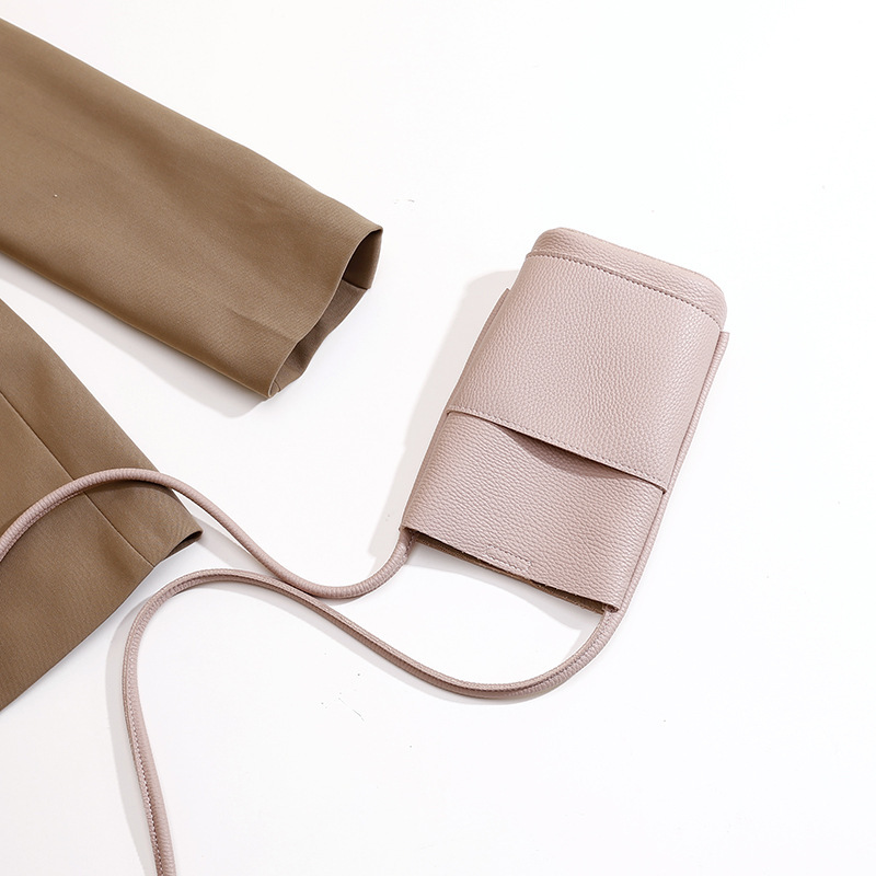 Vegan Leather Crossbody Mobile Phone Bag - Image 6