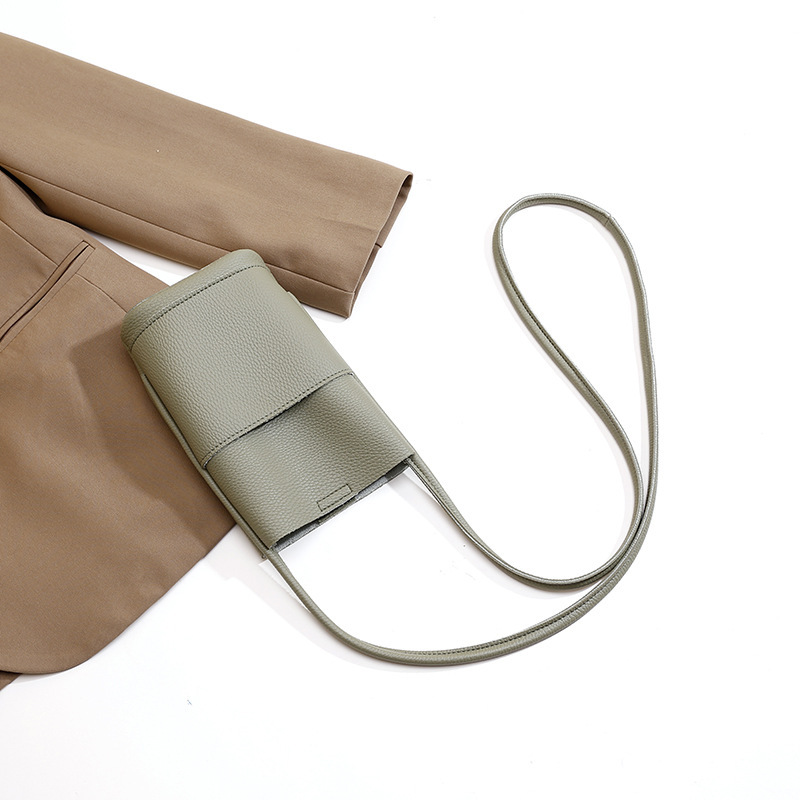 Vegan Leather Crossbody Mobile Phone Bag - Image 10