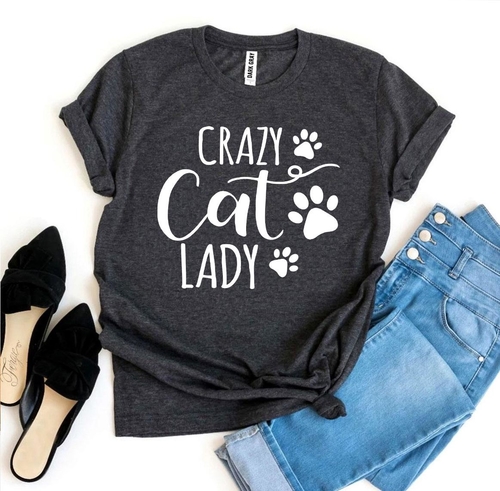 Crazy Cat Lady T-shirt - Image 5