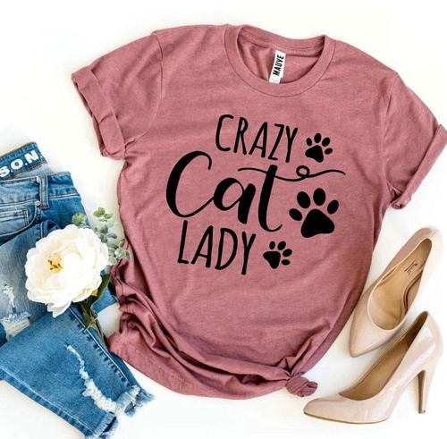 Crazy Cat Lady T-shirt - Image 4