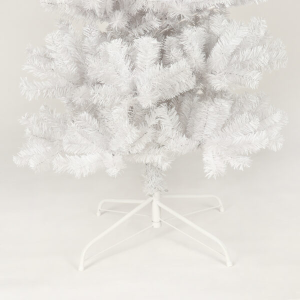 7.5 Feet White Slender Christmas Tree - Image 6